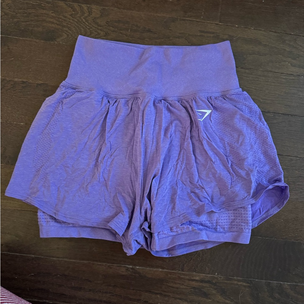 Gymshark Purple Athletic Shorts